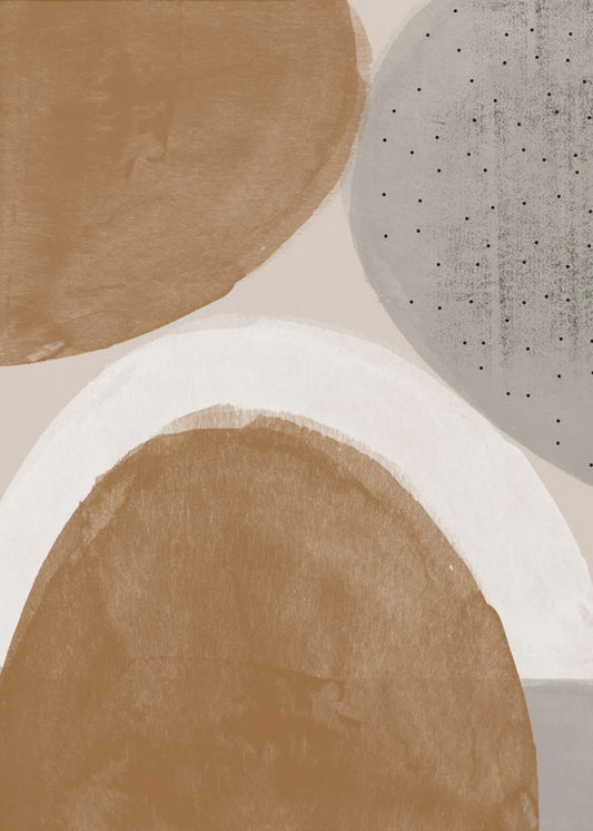 Erdige Formen Harmonie | Poster