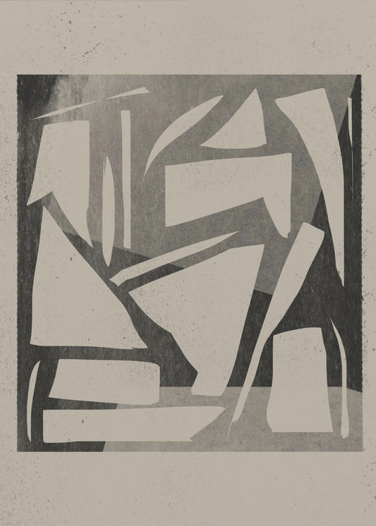 Geometrische Schatten | Leinwand