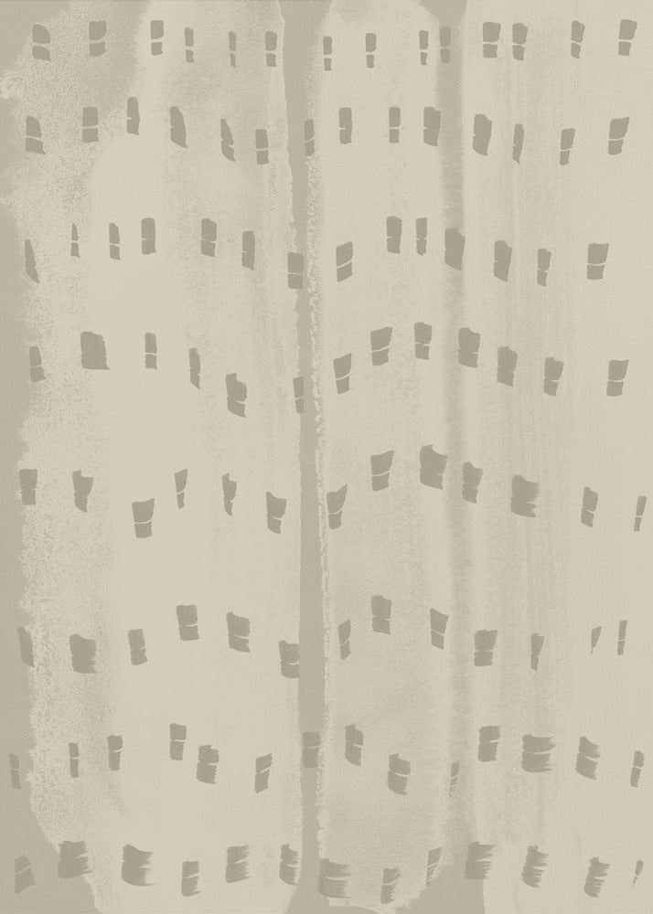 Soft Wave Rhythm – Wabi-Sabi Pattern in Beige | Canvas
