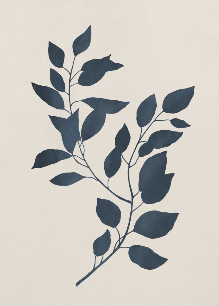 Botanische Silhouette 2 | Leinwand