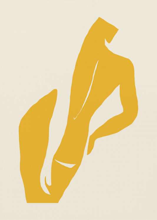 Goldene Silhouette | Leinwand