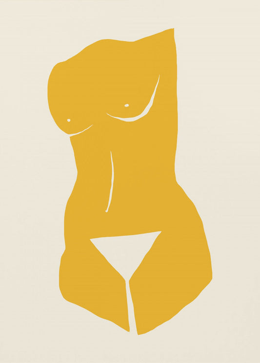 Die gelbe Muse 04 | Leinwand
