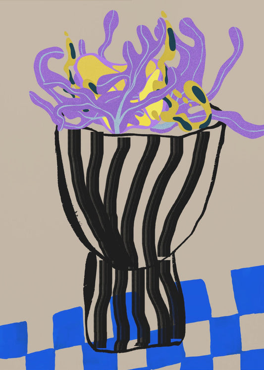 Wunderliche Vase | Leinwand