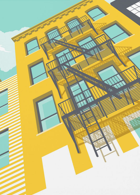 NYC Brooklyn Gelb | Poster