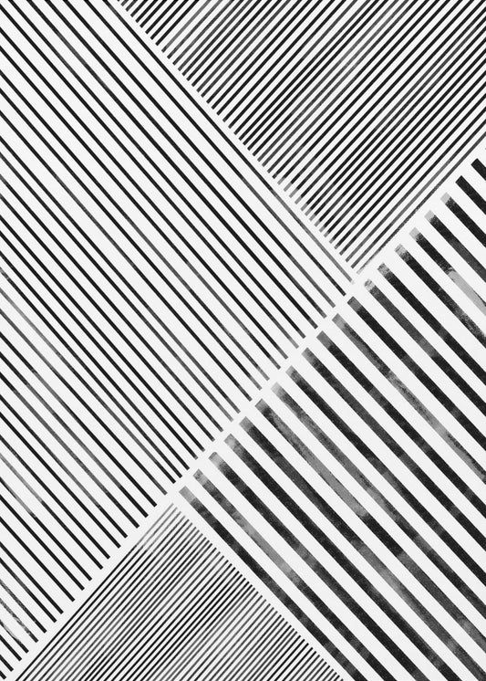 Diagonale Muster | Poster