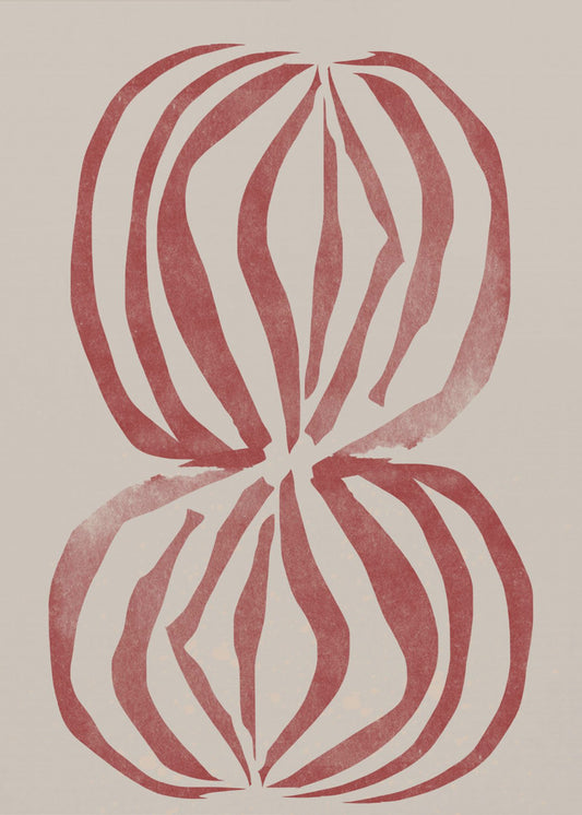 Purpurrote Echoformen | Poster