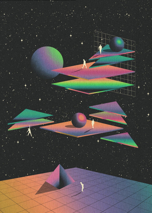 Cyber-Ebenen | Leinwand