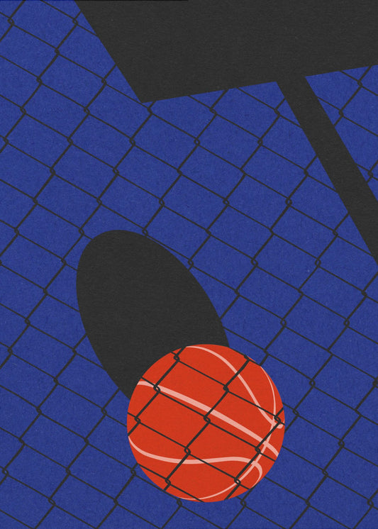 Backjard Basketballplatz | Leinwand