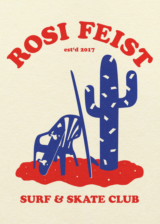 Rosi Feist Surf &amp; Skate Club | Poster