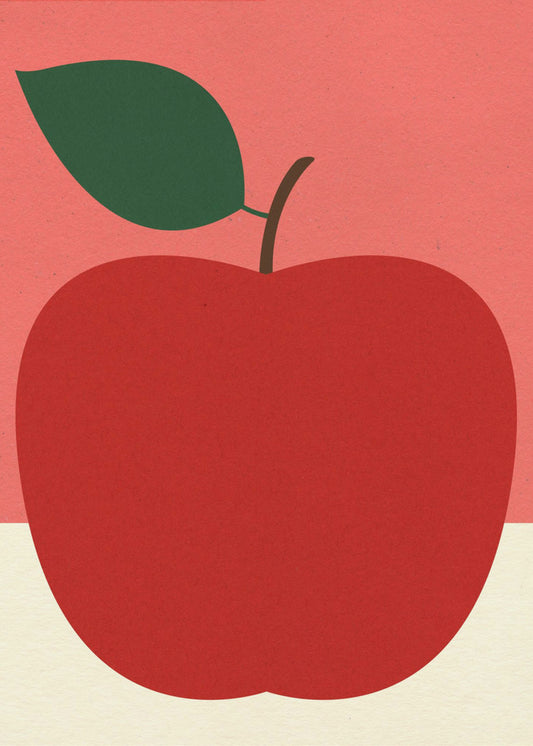 Roter Apfel | Leinwand