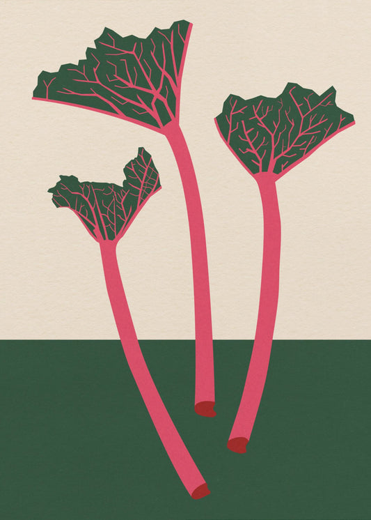 Schwedischer Garten-Rhabarber | Poster