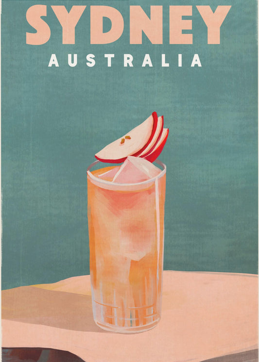Sydney Australien Cocktail Bar Dekor | Poster