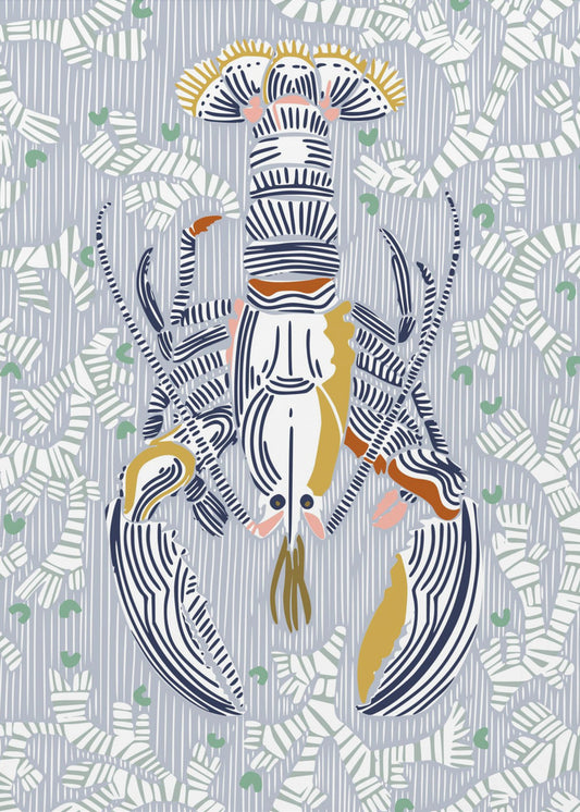 Crustacean Core grau | Leinwand