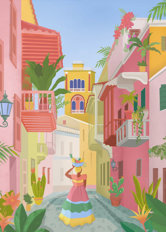 Cartagena, Kolumbien | Poster