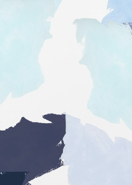 Blaue Farbfelder 1 | Poster