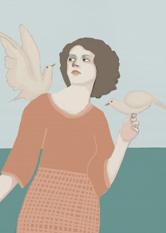 Friedenstaube Dame | Poster