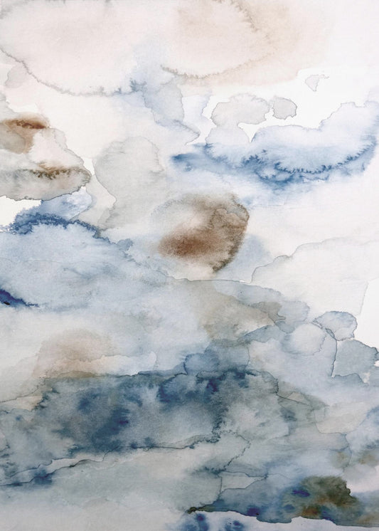 Oben in den Wolken 4 | Poster