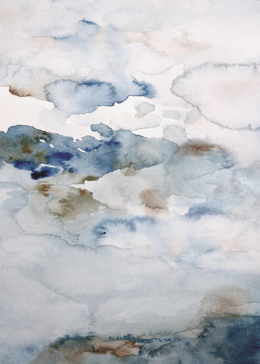 Oben in den Wolken 3 | Poster