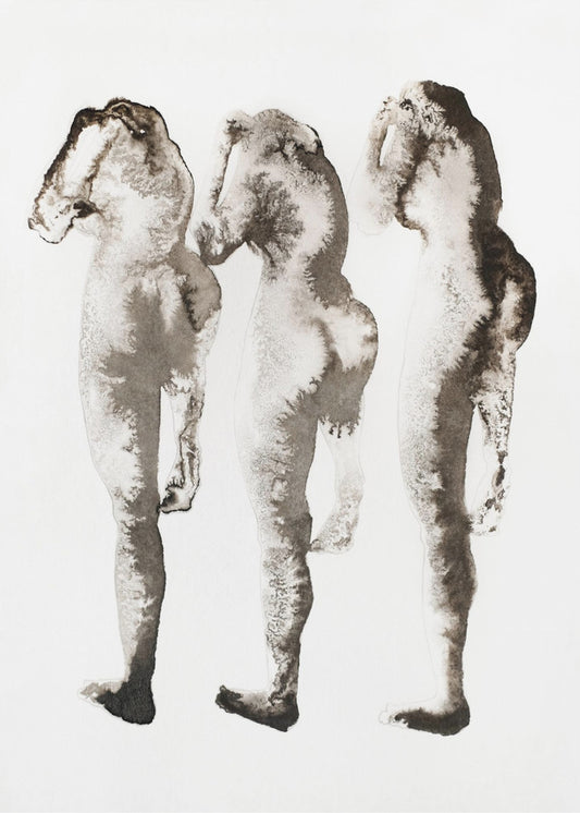 Figure Study 3x (nach Muybridge) | Canvas