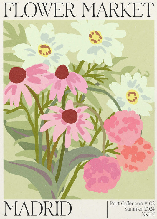 Blumenmarkt Madrid | Poster
