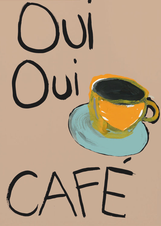 Oui Oui Café | Poster