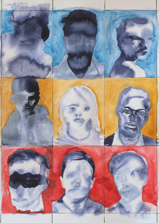 Headshot Grid No. 1 | Canvas