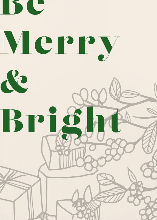 Schleifen und Kugeln: Fröhliche und strahlende Weihnachten | Poster