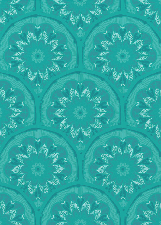 Grüner Mandala-Traum | Poster