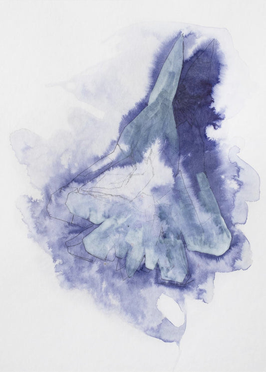 Kampfjet-Studie (Indigo 2) | Poster