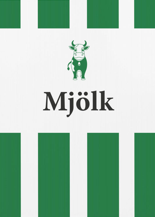 Mjölk Röd | Leinwand