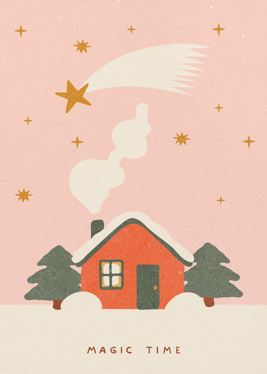 Eine zauberhafte Zeit zu Weihnachten | Leinwand