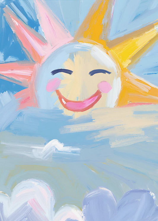 Strahlende Sonne | Leinwand