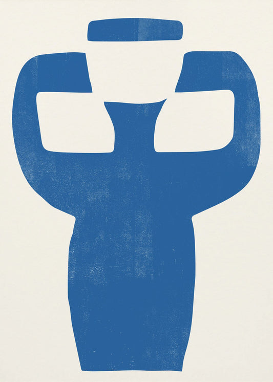 Vase Blue 04 | Canvas