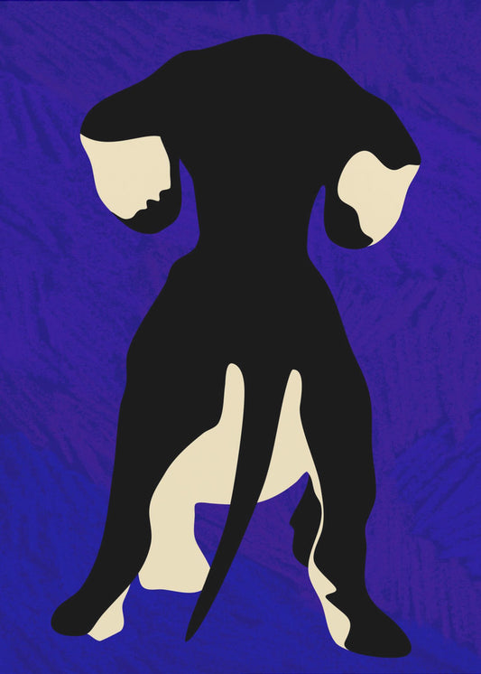 Blauer Hintergrund | Poster