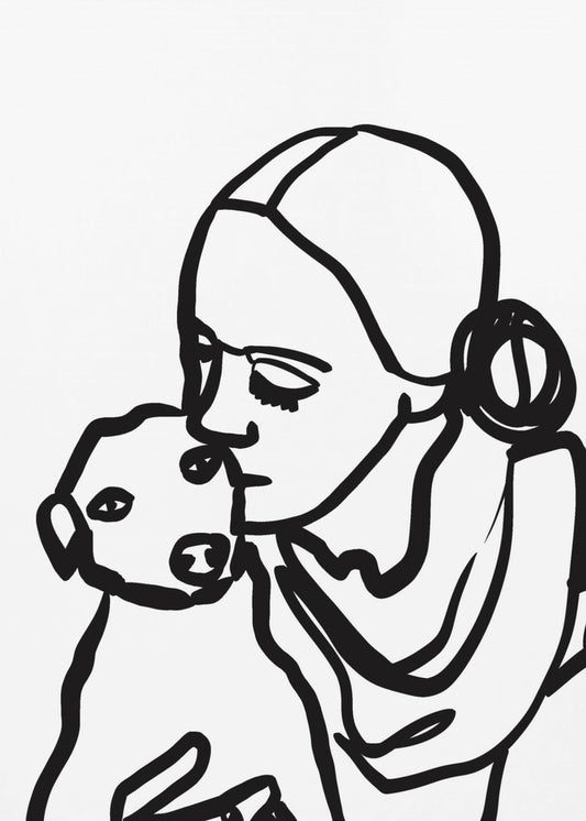 Hunde lieben | Leinwand