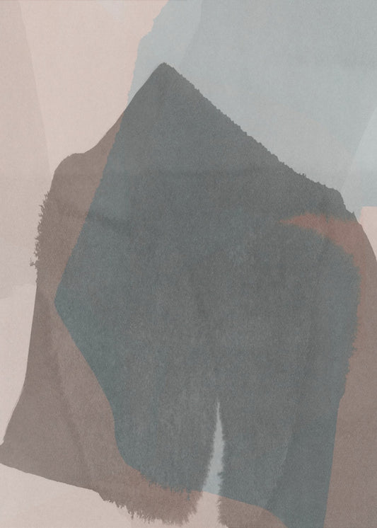 Abstract Dipped Landscape 3 | Poster