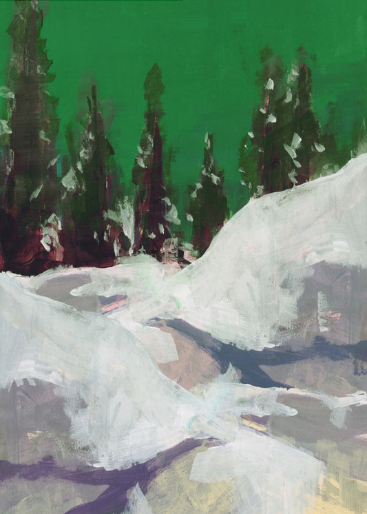 Winterlandschaft im Wald 2 | Poster