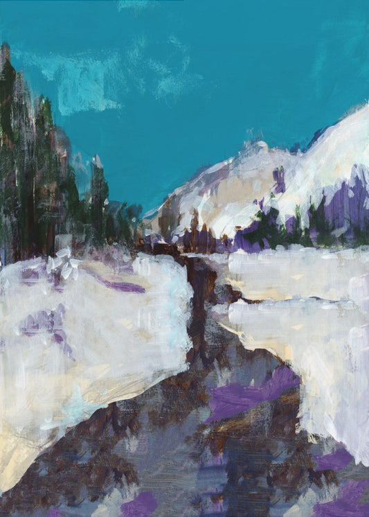 Winterszene im Wald 3 | Poster