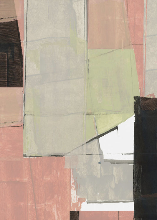 Abstrakte neutrale Architektur 2 | Leinwand