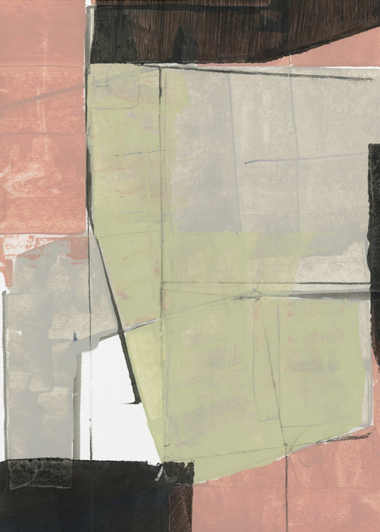 Abstrakte neutrale Architektur 1 | Leinwand