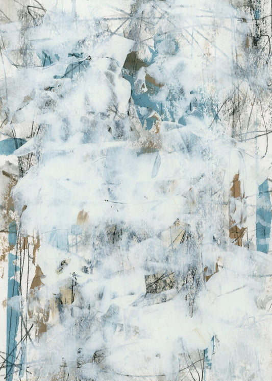 Abstrakter weißer Nebel 1 | Poster