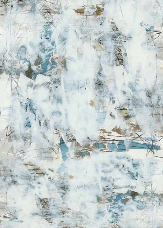 Abstrakter weißer Nebel 2 | Poster