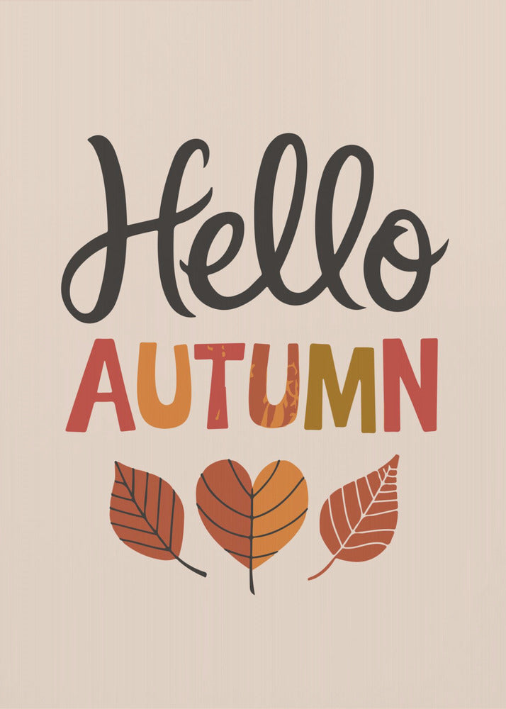 Hallo Herbst | Poster