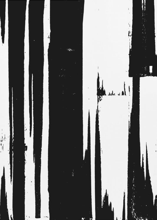 Schwarz Stretch 1 | Leinwand