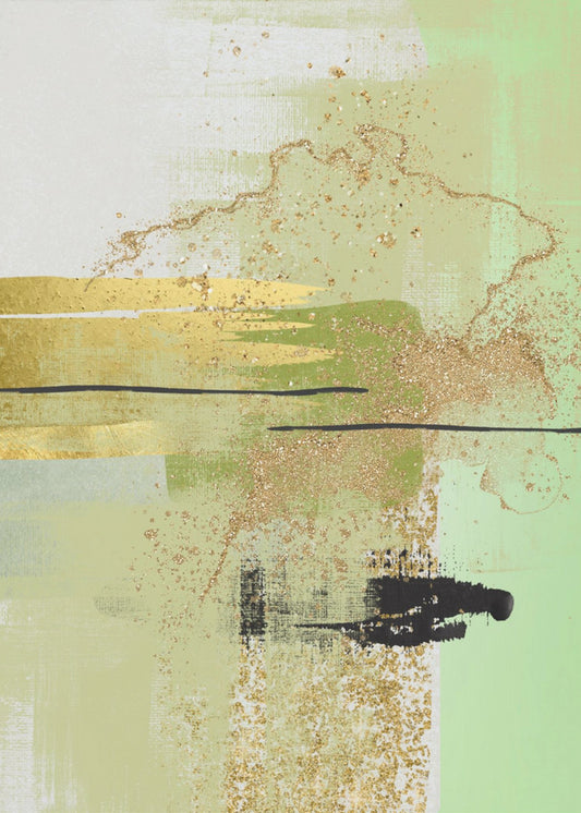 Flüssiges Grün 2 | Poster