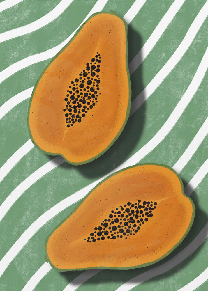 Papayas | Leinwand