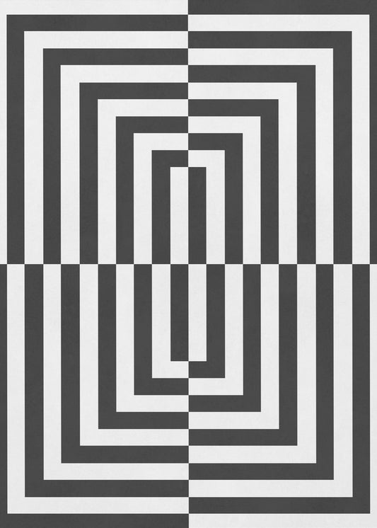 Black and white lines | Poster