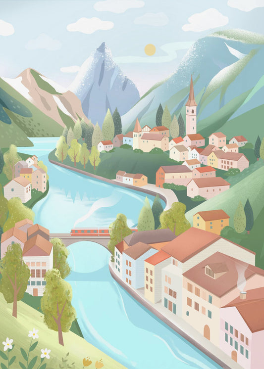 Schweizer Alpen | Poster