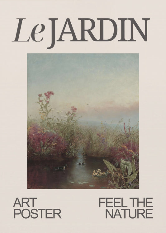 Le Jardin / Garten | Leinwand