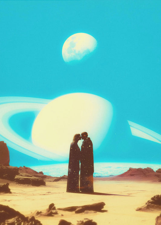 Sich auf dem Mars verlieben | Leinwand